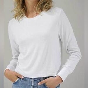 LNA Long Sleeve Ribbed Crew
